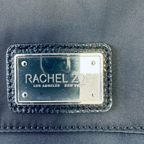Rachel Zoe Black 2 PC Travel Tote Bag with Wristlet Detachable Shoulder Strap - Picture 11 of 16